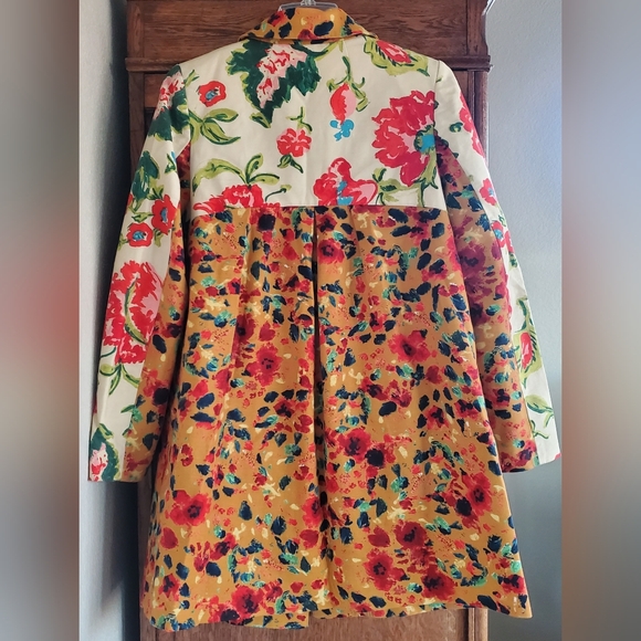 ANTHROPOLOGIE ELEVENSES LEOPARDLILY CAR COAT SWING JACKET US 10 EXCELLENT! - Picture 5 of 16